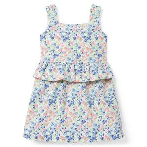 Janie and Jack Floral Peplum Dress
